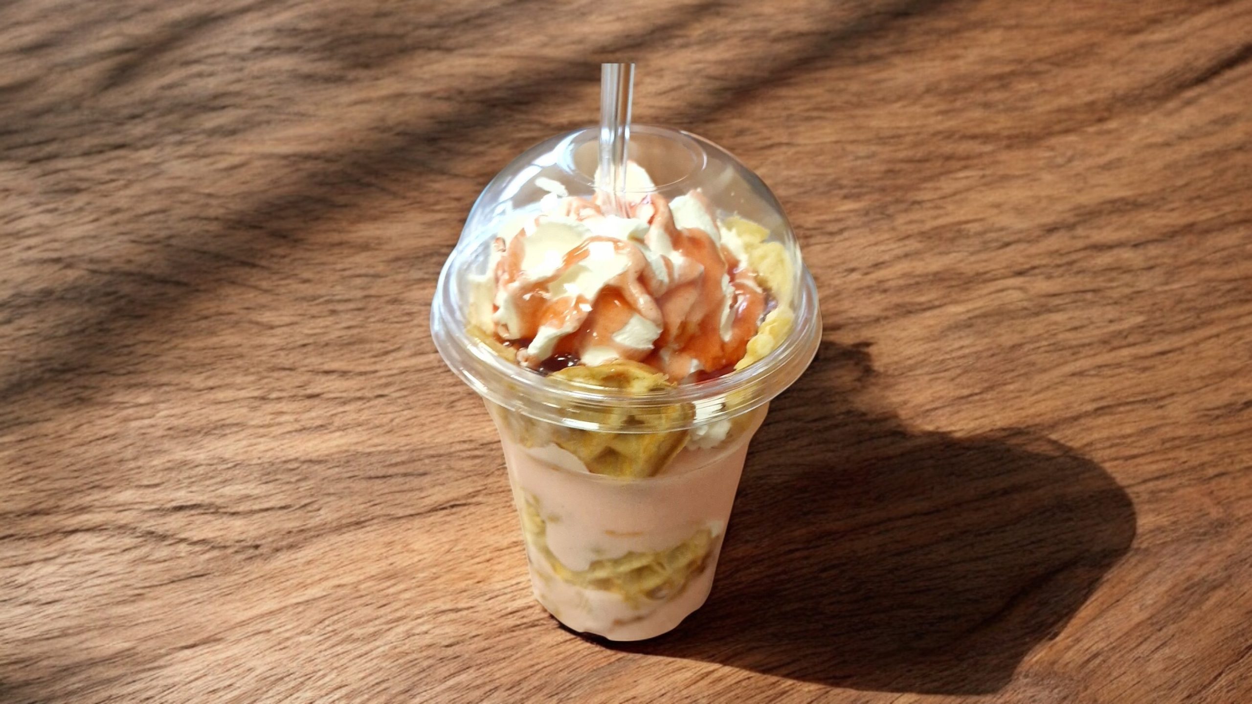 Puncs pudingos szamócás gofri